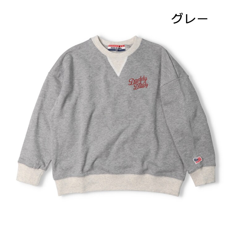 ワンポイントロゴ裏毛トレーナー／ダディオダディ（Daddy Oh Daddy）