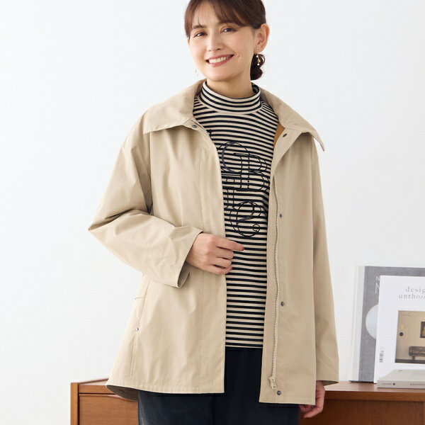 パーテーションダウン ステンカラージャケット／ロブジェ（LOBJIE）