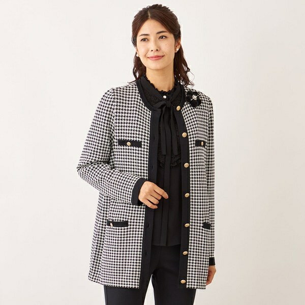 千鳥　ミドルカーディガン／トゥービーシック（TO BE CHIC） 0101marui-13053840 丸井(マルイ)楽天市場店 サンプル画像2