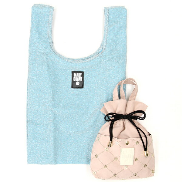 マリークワント　エコバッグ/マイバッグ　巾着付き　キルティング柄／マリークワント（MARY QUANT）のサムネイル