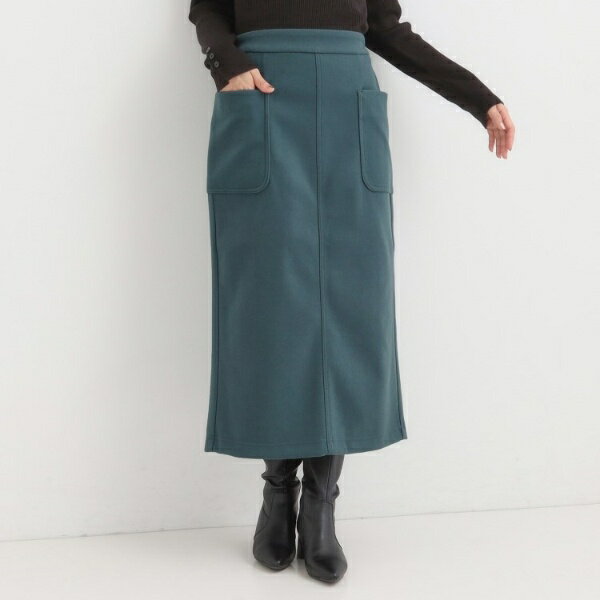 【S-LL】あったかすっきり 圧縮ニットナロースカート／シューラルー（SHOOLARUE）