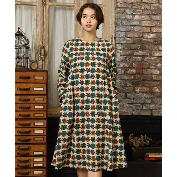 Calle Imperial フラワープリントワンピース／ホコモモラ（JOCOMOMOLA）