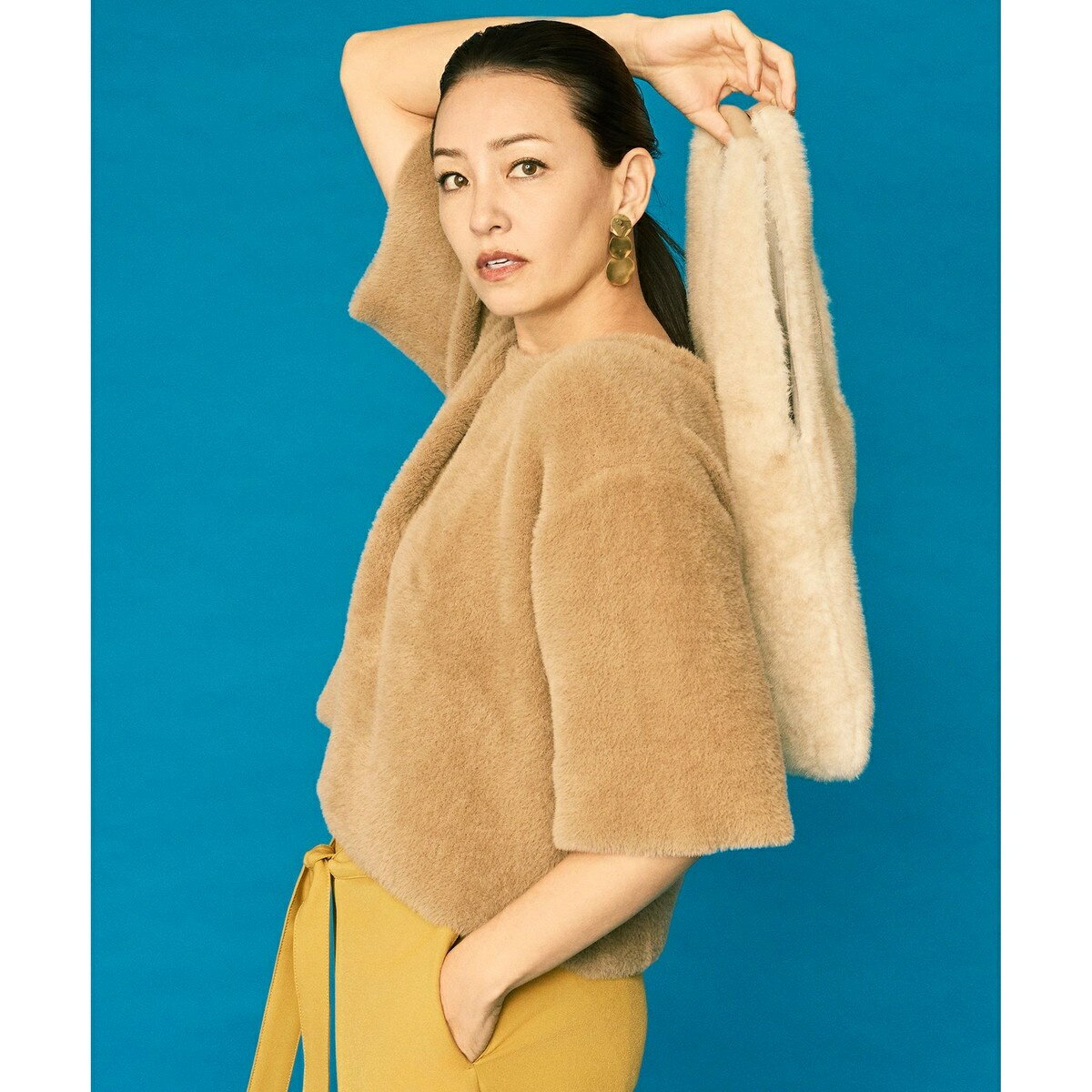 【カタログ掲載】シェニールボンディング ニット／自由区（JIYU-KU）