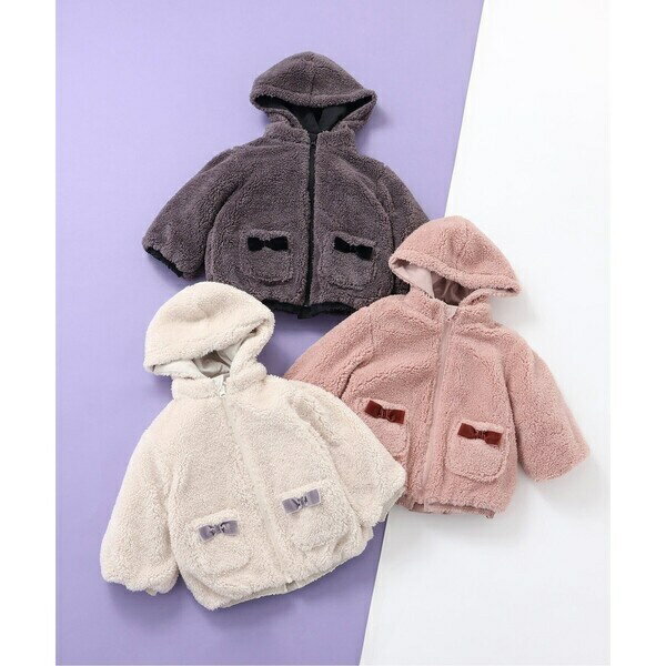 WEB限定 ペプラムリバーシブルアウター/アプレ レ クール(apres les cours)