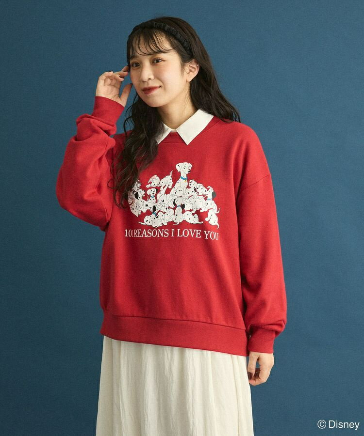 101匹わんちゃん／プリント裏毛スウェット／グリーンパークス（Green Parks）のサムネイル