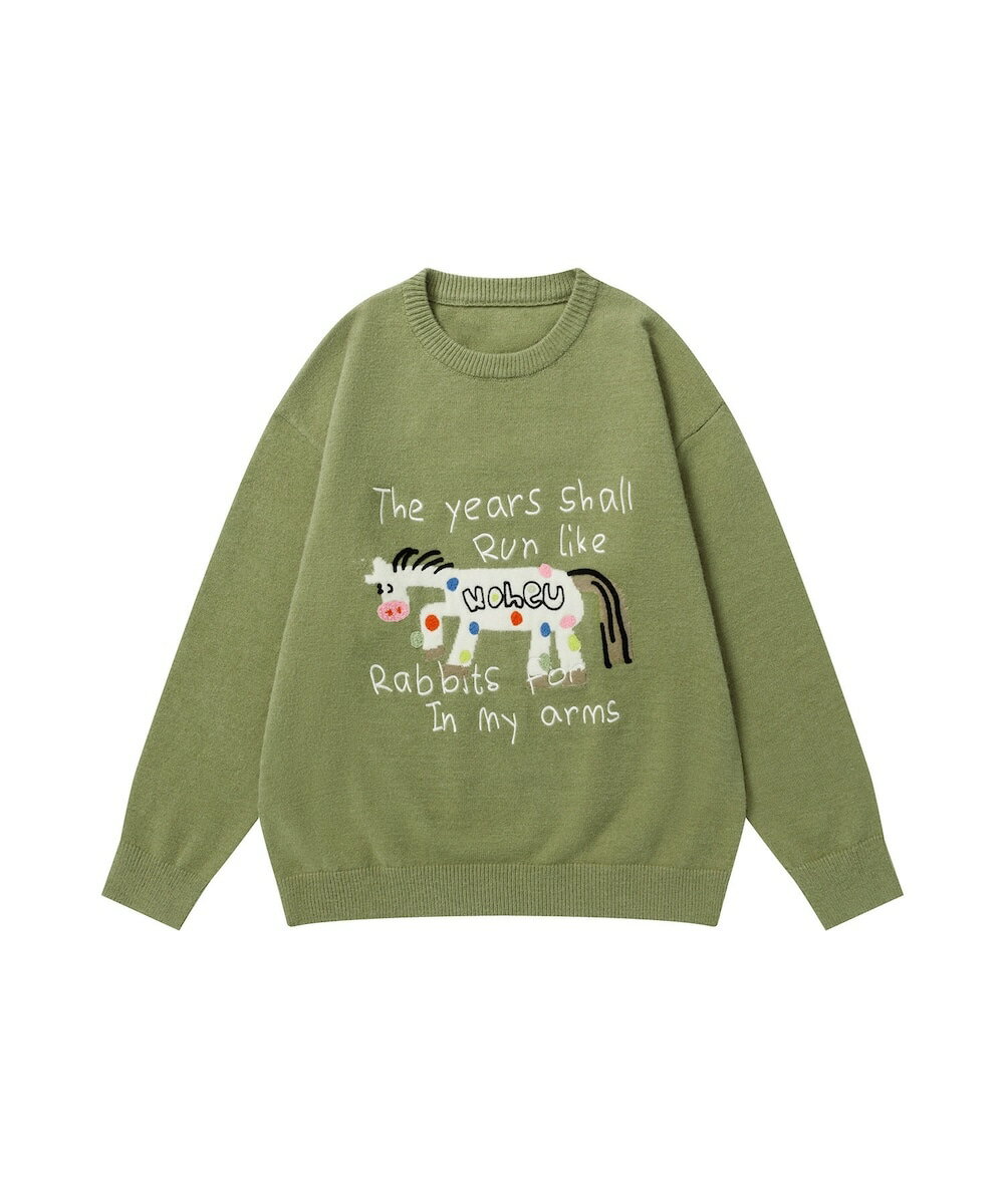 ファンシーホース ニット セーター／フック（HOOK）