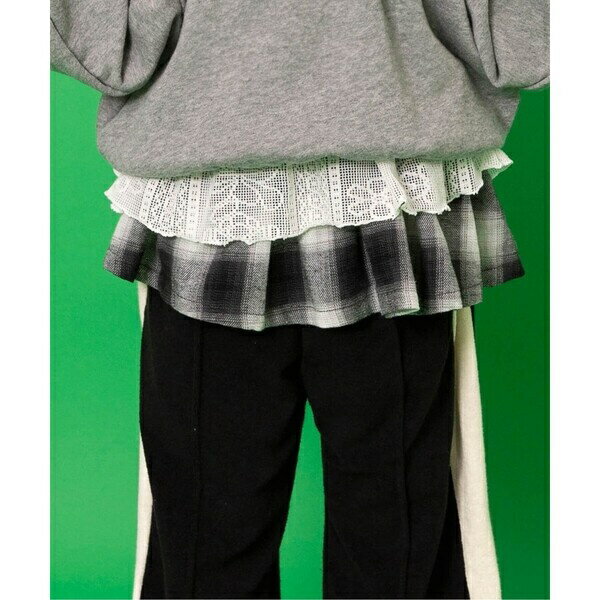 WEB限定 2wayレイヤードレースミニスカート／ブリーズ（BREEZE）