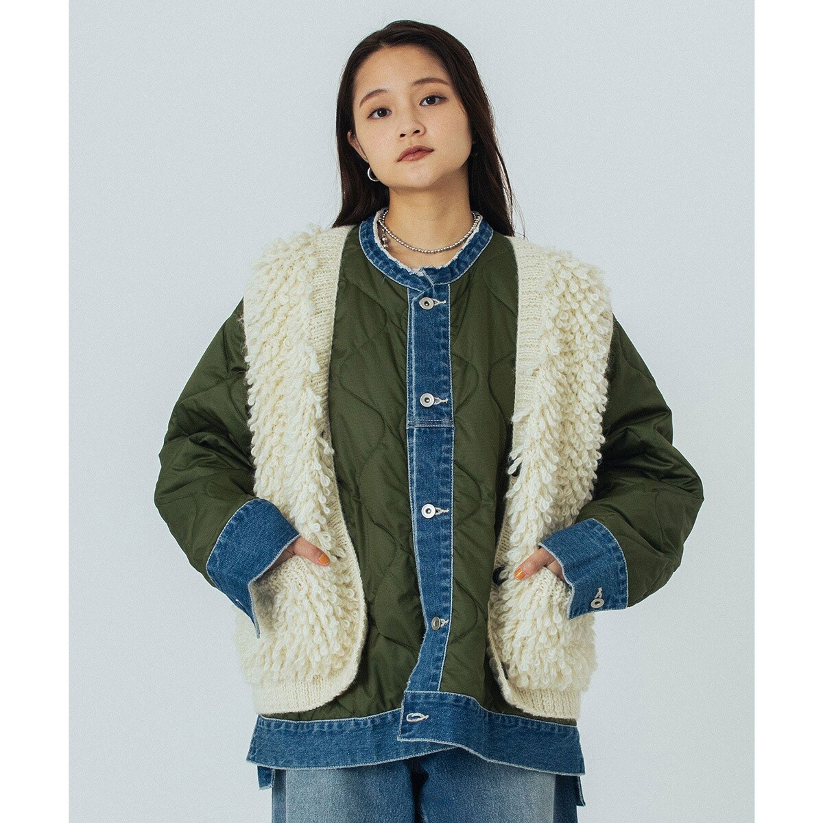 NEPAL FRINGE KNIT／ローズバッド（ROSE BUD）
