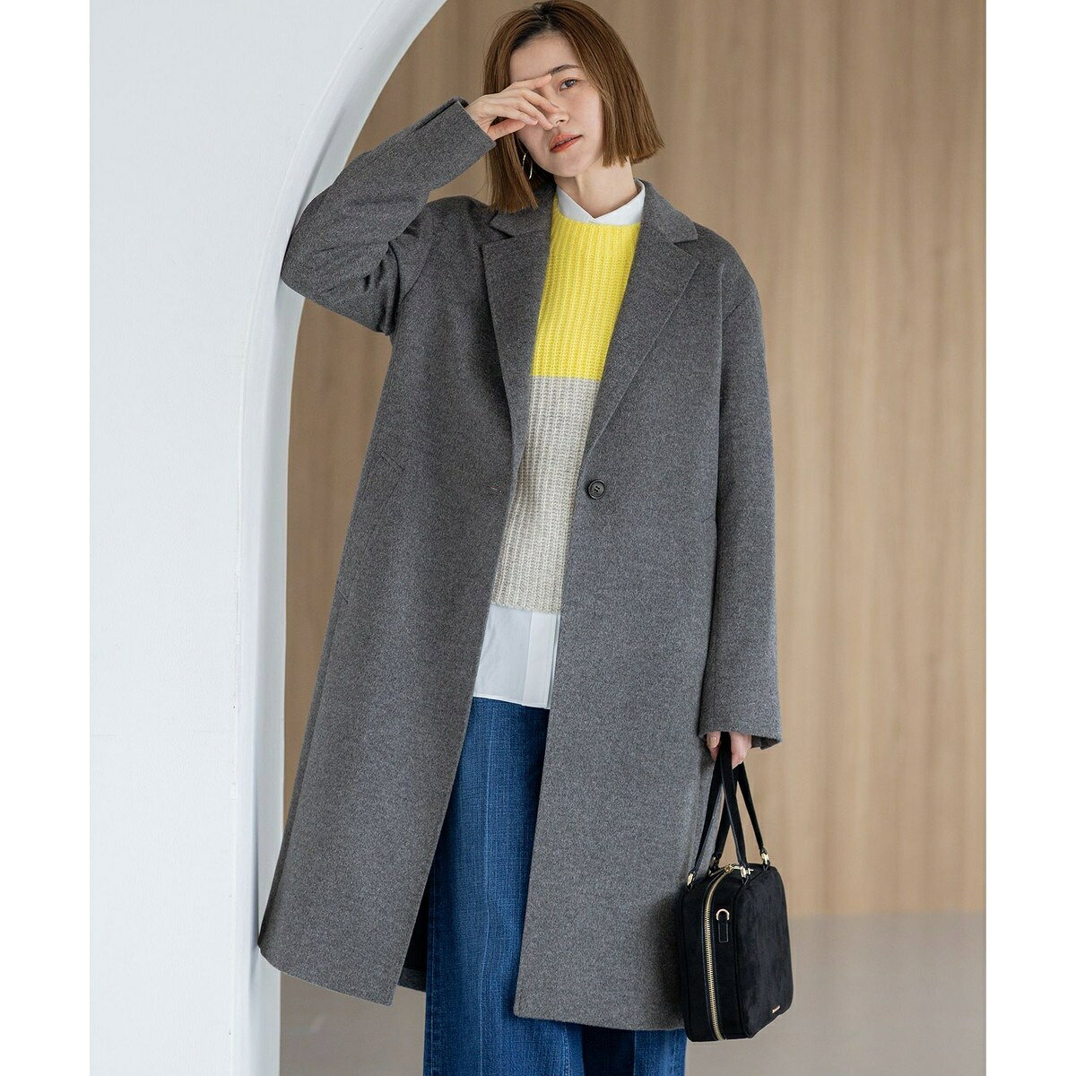 ウールカシミヤビーバー チェスター コート／23区（23KU） 0101marui-13058056 丸井(マルイ)楽天市場店 サンプル画像3