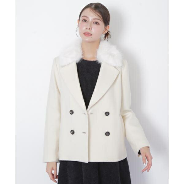 フェイクファー衿付ジャケット／ジル バイ ジル スチュアート（JILL...(4)