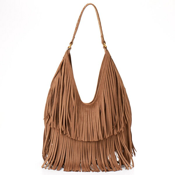 カシュカシュ cachecache / スエードフリンジセミショルダー／カシュカシュ（cache cache）