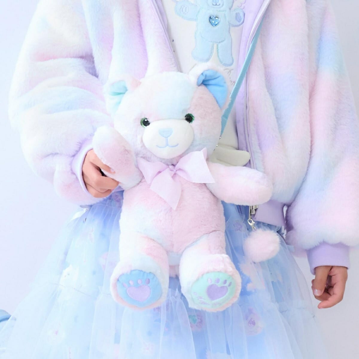 24個　まとめ　くま　ポシェット　フェイス ポーチ バッグ 子供　ぬいぐるみ 子供 ポシェット ポーチ ままごと 女の子 男の子 移動ポケット 小学生