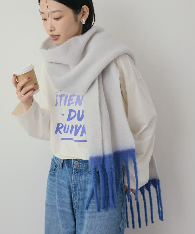 バイカラーシャギーマフラー／アメリカンホリック（AMERICAN HOLIC）