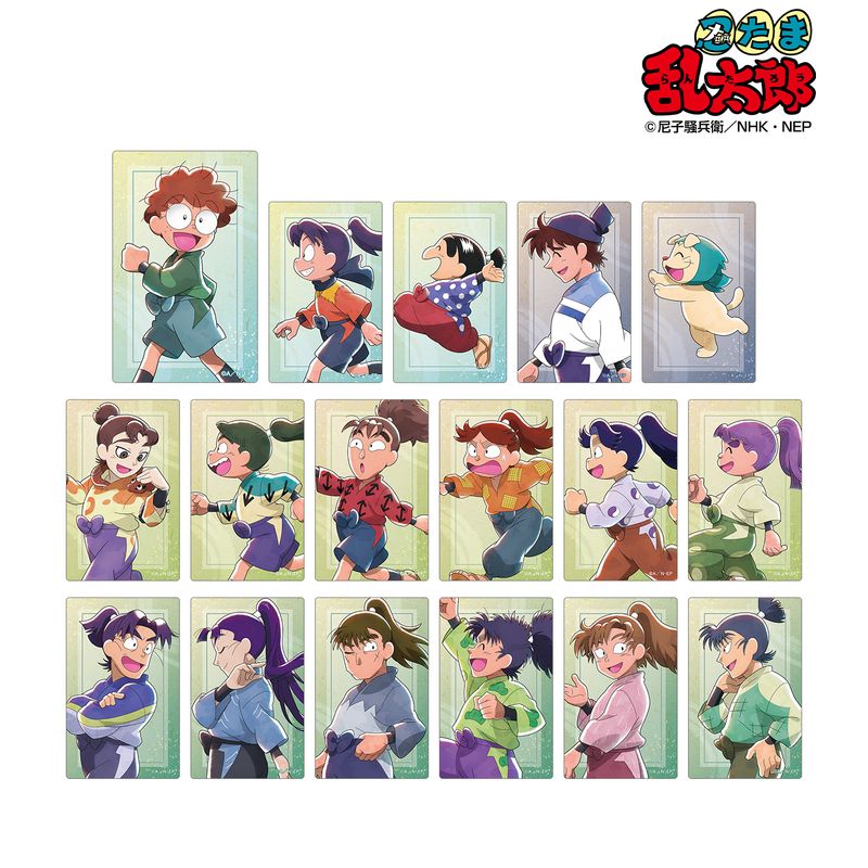 忍たま乱太郎_描き下ろし みんなで歩むの段ver. トレーディングカードステッカー(単位/BOX)【／colleiz..