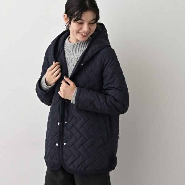 キルトフードジャケット／デッサン（Dessin）