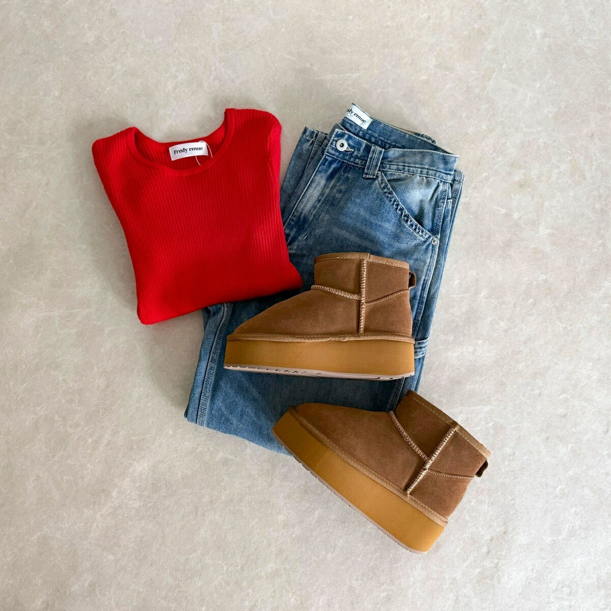 【EMU Australia】マイクロウール厚底ムートンブーツ／フレディエミュ（fredy emue）