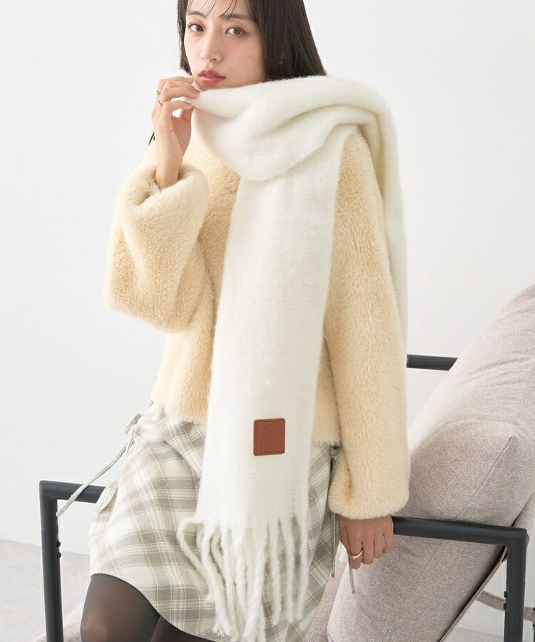 ワンポイントビッグマフラー／アースミュージック＆エコロジー（earth music＆ecology）