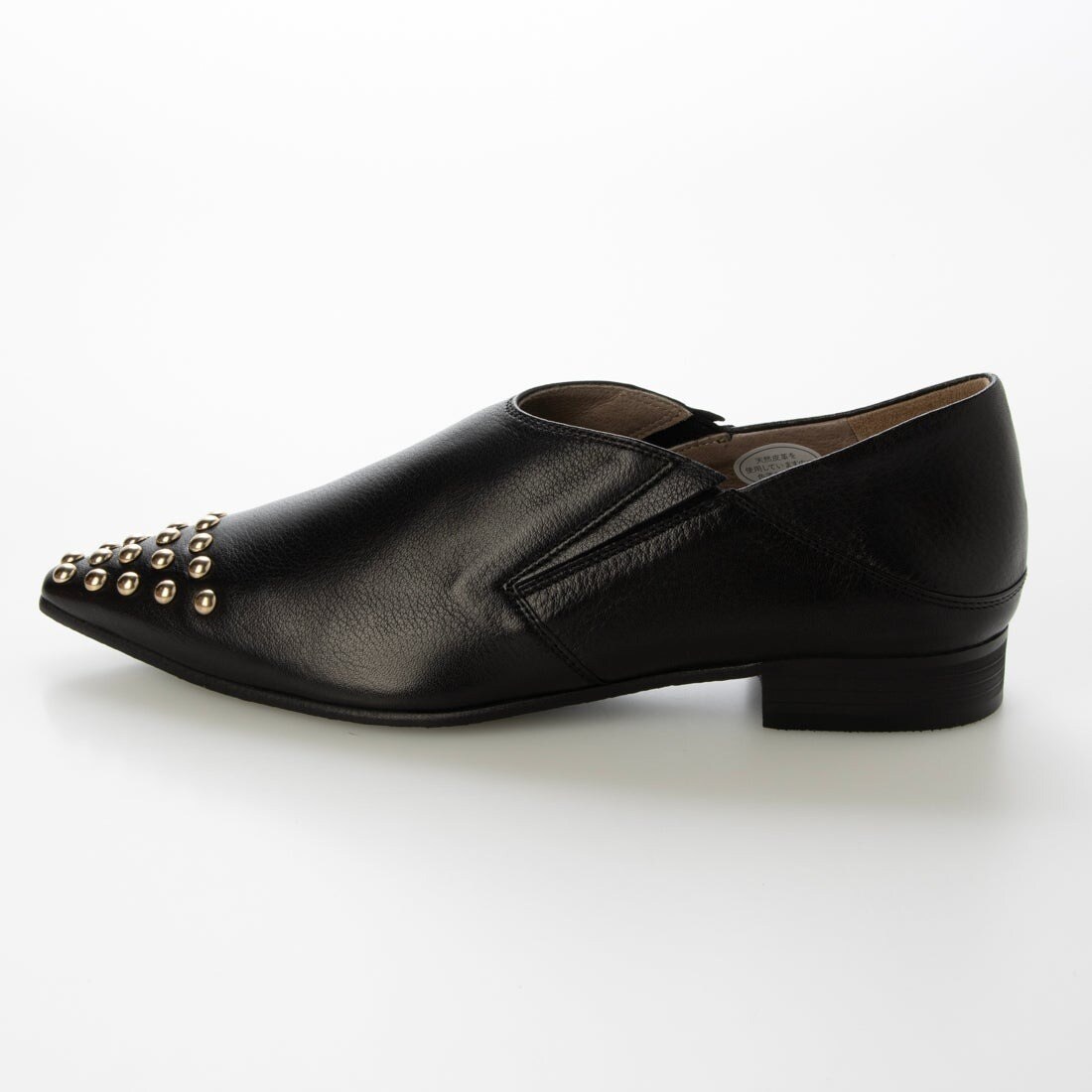 25秋冬新作2cmポインテッドトゥ2WAYスタッズシューズ／ワークス（works）