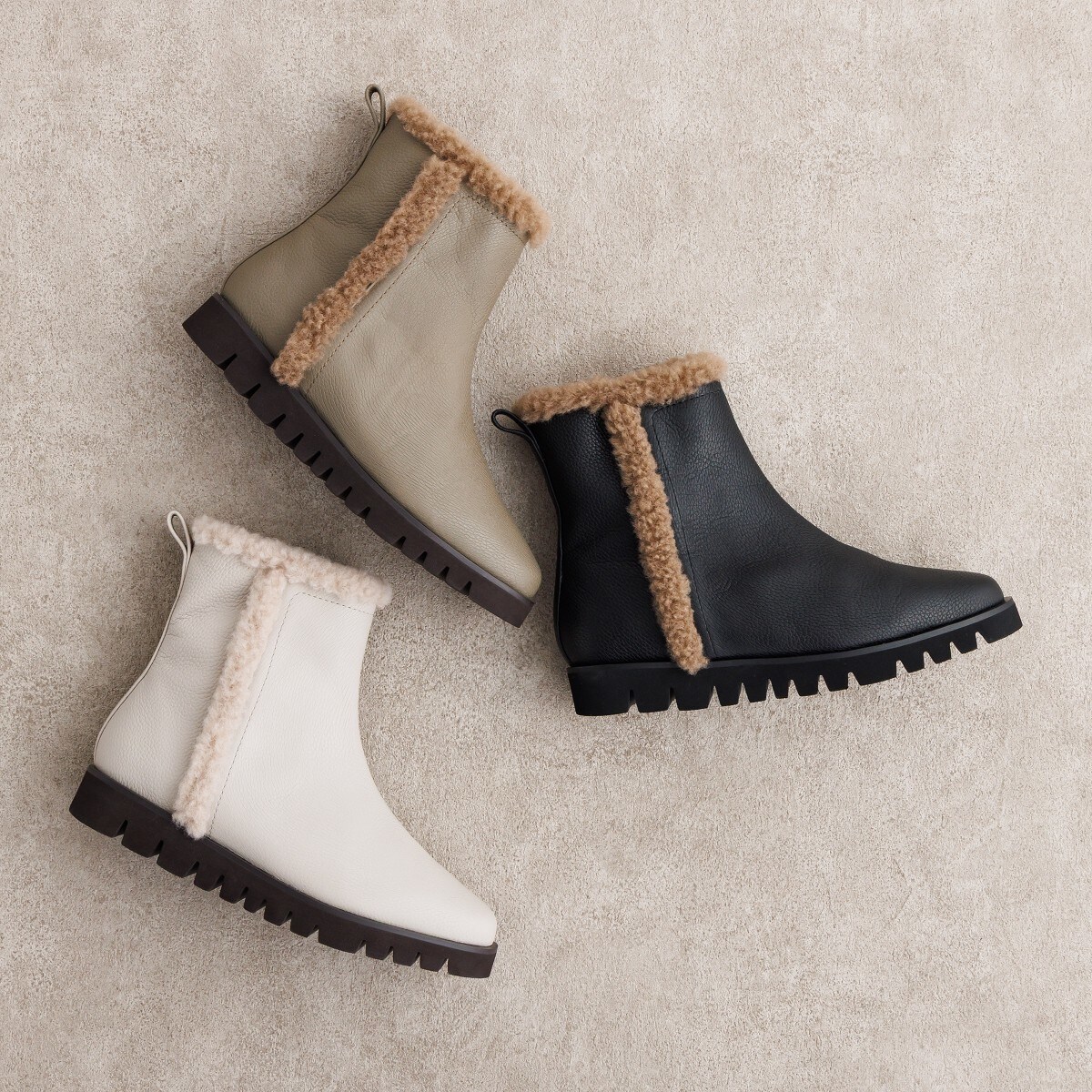 卑弥呼のあたたかブーツ【撥水】【卑弥呼25AW】ウェーブソールボアブーツ/651416／HIMIKO（HIMIKO）