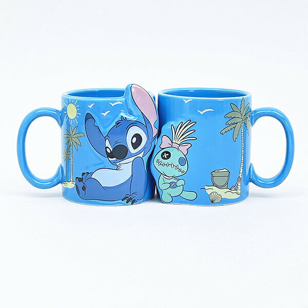ディズニー スティッチとスクランプ ペアマグカップ コップ 結婚祝い Disney／パーフェクト・ワールド・トーキョー（Perfect World Tokyo）