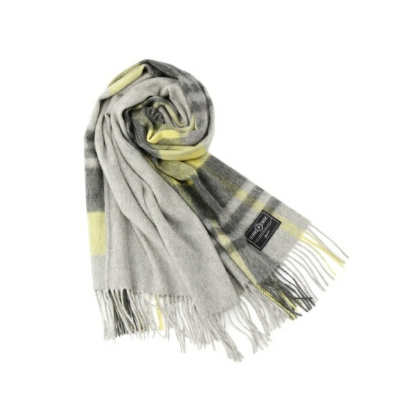 バイカラーチェックストール／デッサン（Dessin）