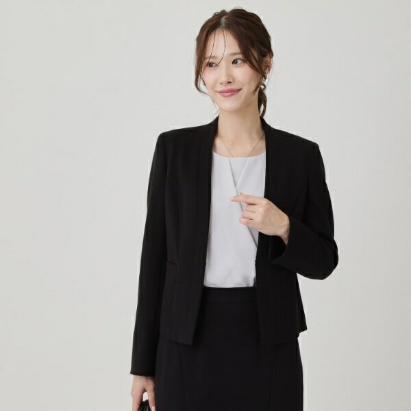 【日本製／セットアップ可】ジャージ素材のカラーレスジャケット／クード シャンス（COUP DE CHANCE）