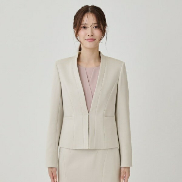 【日本製／セットアップ可】ジャージ素材のカラーレスジャケット／クード シャンス（COUP DE CHANCE）