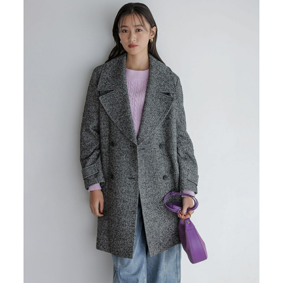 ループツイードチェスター コート／組曲（KUMIKYOKU）