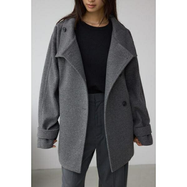 B-HEATスタンドカラーミドルコート／アズールバイマウジー（AZUL BY MOUSSY）