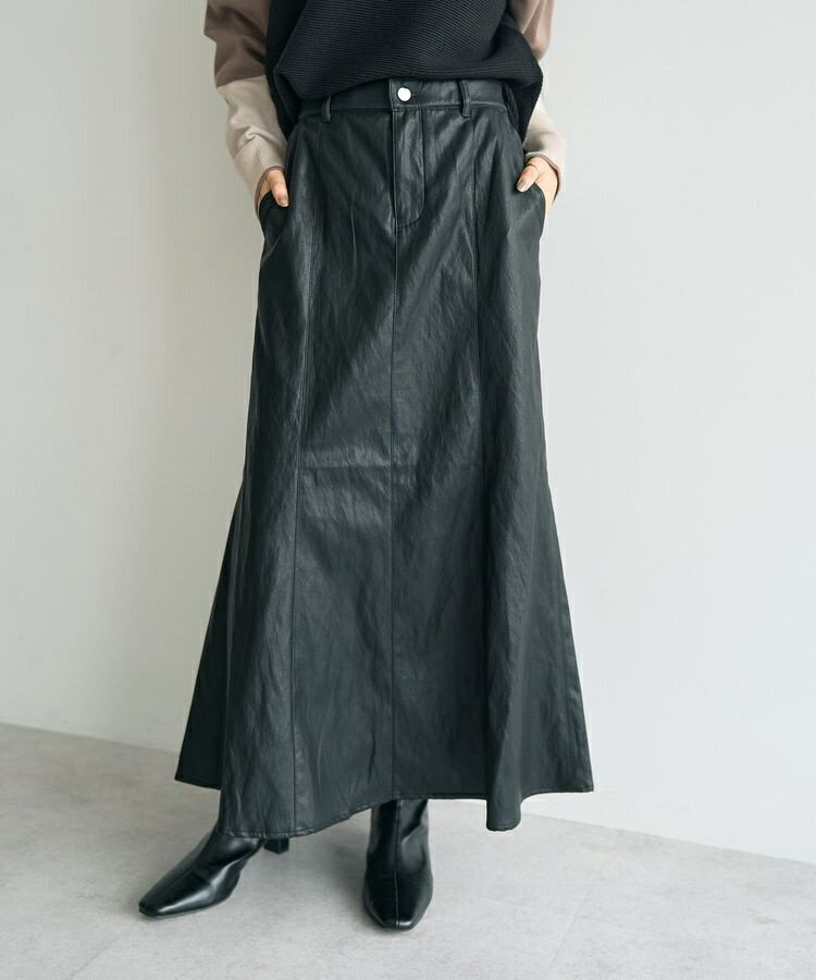 レザーライクマーメイドスカート／イェッカ ヴェッカ（YECCA VECCA）