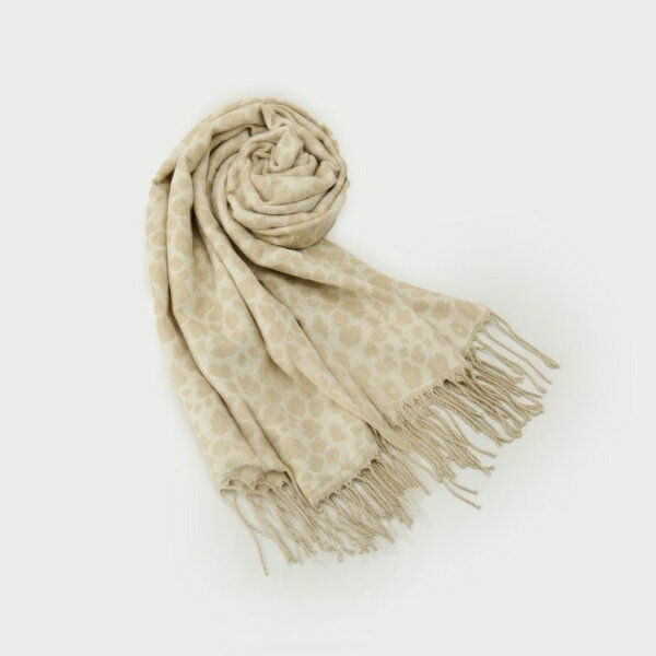 レオパード柄ストール／フリンジストール／クード シャンス（COUP DE CHANCE）