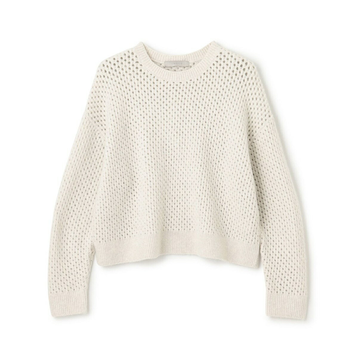 【野呂佳代さん着用】ふわふわニット メッシュプルオーバー／アンフィーロ（UNFILO）