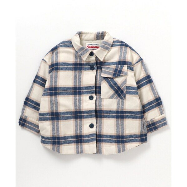 起毛チェックシャツジャケット/ブリーズ(BREEZE)
