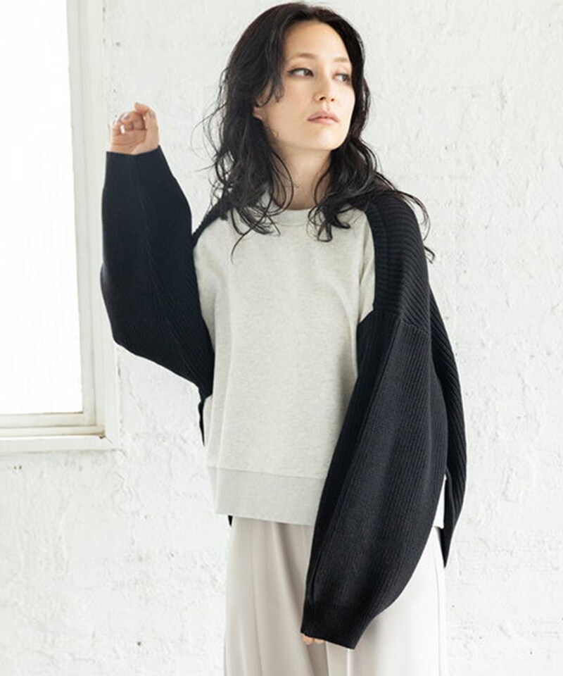 2WAYニットプルオーバー／オズモーシス（OSMOSIS）