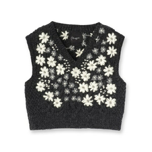 Pheeta（フィータ）フラワーニットベスト Clara／ドレステリア（DRESSTERIOR）