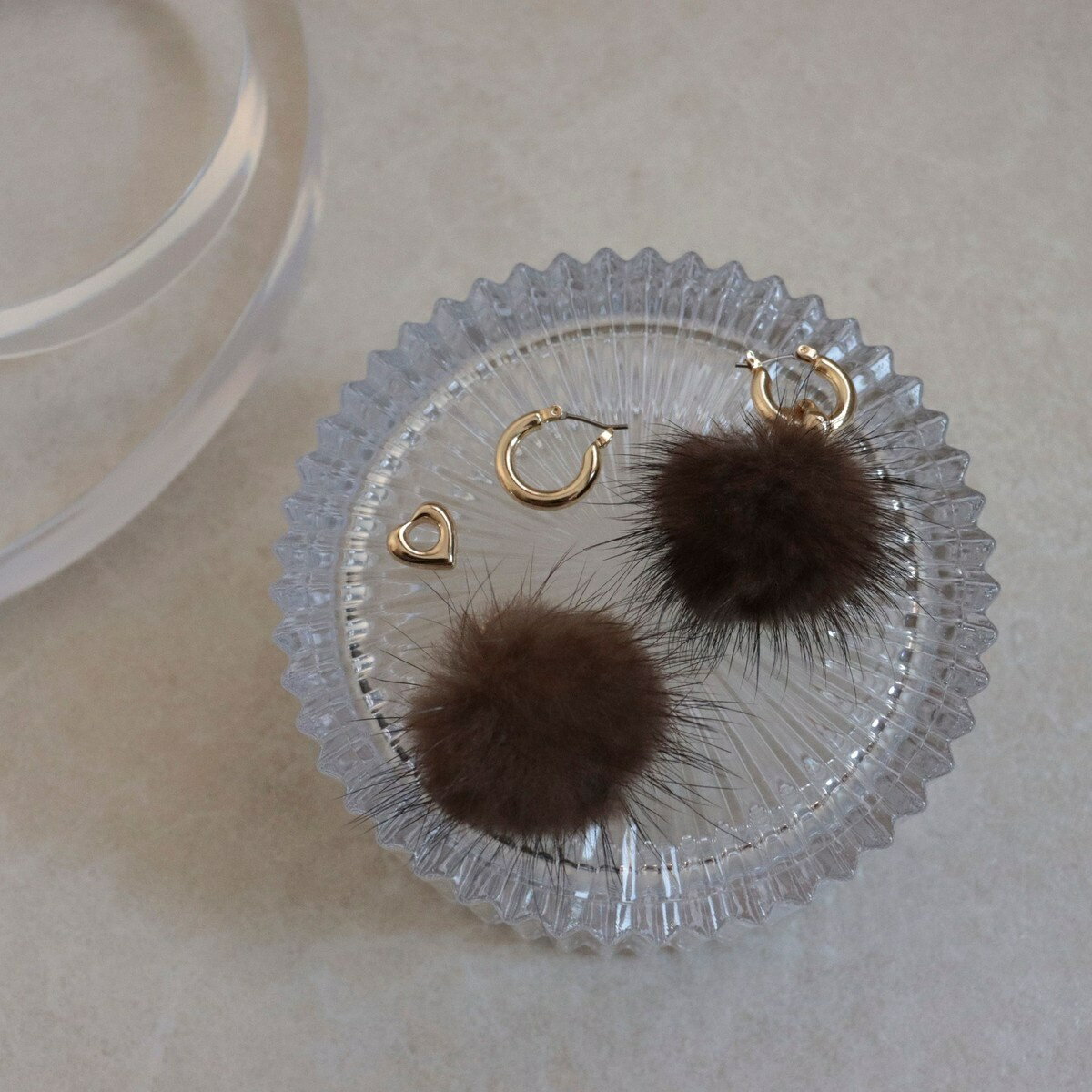 楽天丸井（マルイ）楽天市場店ミンクファーカスタムフープピアス／フレディエミュ（fredy emue）