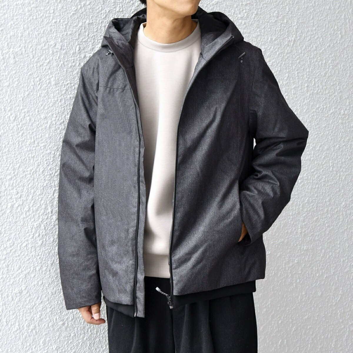 【WEB限定】SHIPS any:〈撥水/防風〉ウールライク SORONA(R) 中綿 ブルゾン／シップス エニィ（SHIPS any）