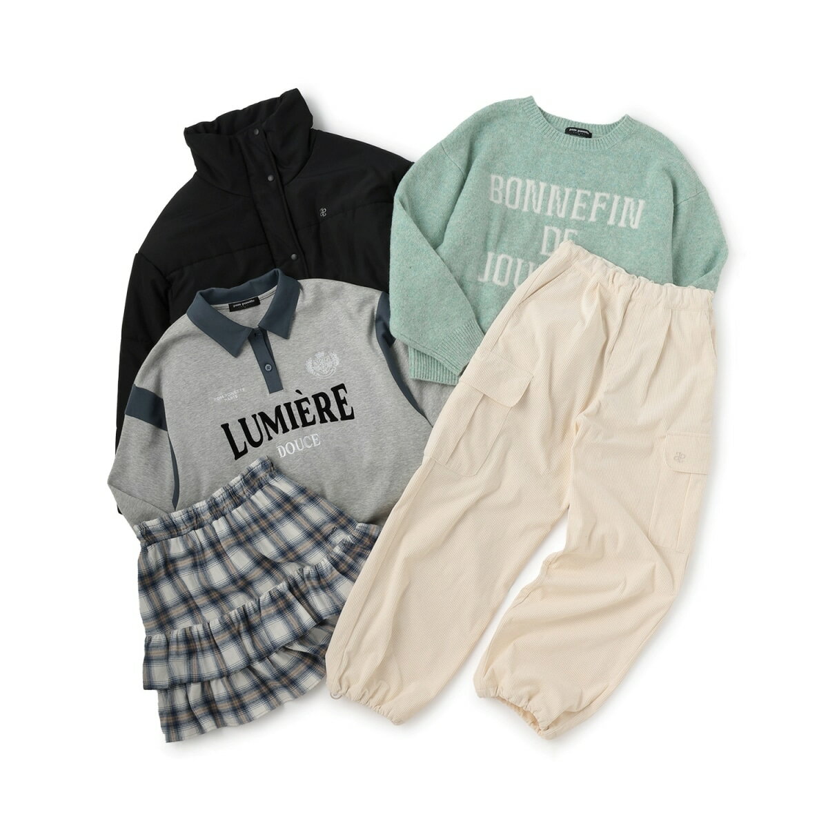 【2026冬福袋】【pom ponette junior】【Bセット】／ポンポネットジュニア（pom ponette junior）のサムネイル