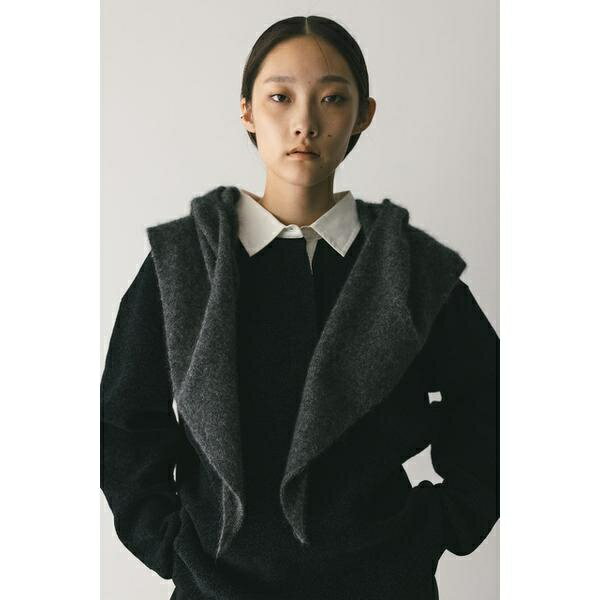 楽天丸井（マルイ）楽天市場店アンゴラミックスフーディースカーフ／スタイルミキサー（STYLEMIXER）