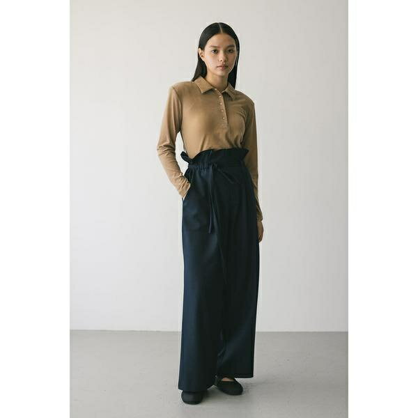 ウエストフリルギャザーパンツ／スタイルミキサー（STYLEMIXER）