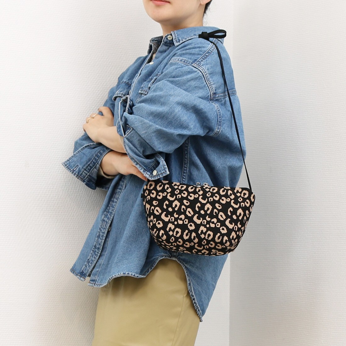 カシュカシュ cachecache / ニットジャガード舟形ショルダー／カシュカシュ（cache cache）