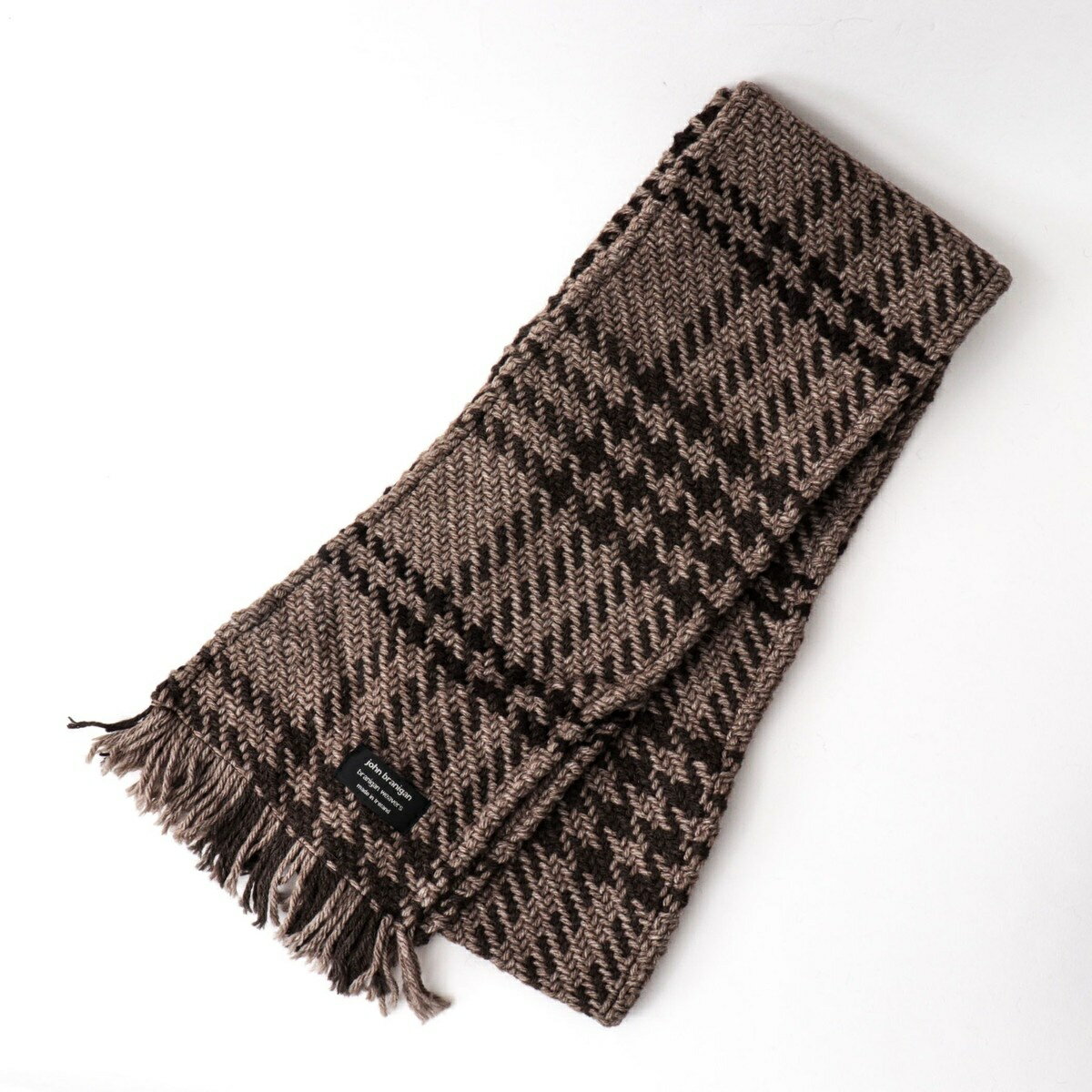 【John Branigan/ジョン・ブラニガン】別注ニットロングマフラー18／ノーリーズ グッドマン（NOLLEY’S ..