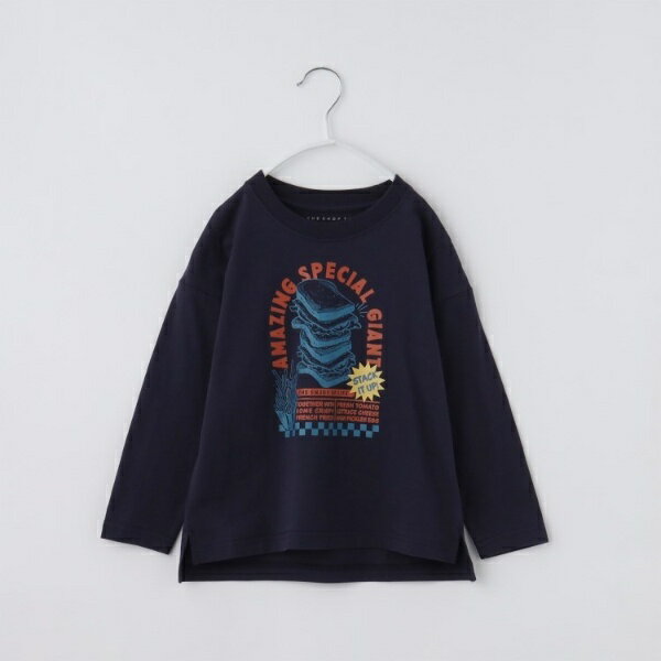 【110-160】プリント長袖Tシャツ／ザ ショップ ティーケー（THE SHOP TK）