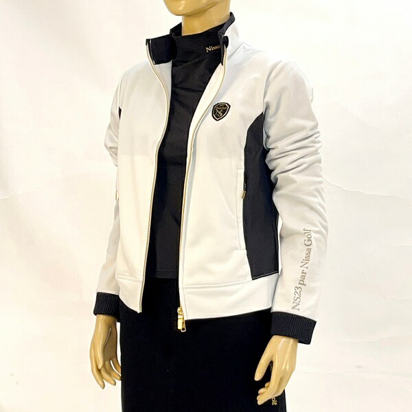 【レディース】WarmdArt裏フリースジップアップスウェット／エヌエス23・パー・ニッサゴルフ （NS23 par Nissa Golf）