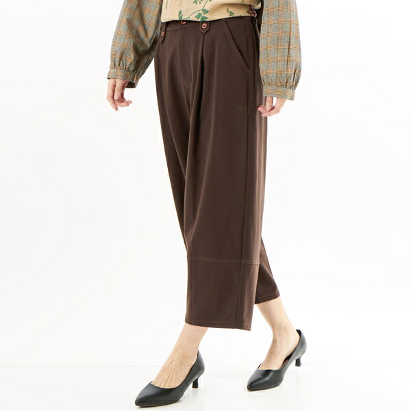 ポリエステルレーヨン起毛ストレッチオーバルパンツ／スーパーハッカ（SUPER HAKKA）