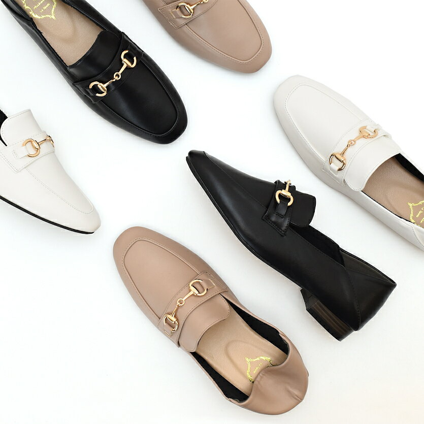 踵が踏める ビット ローファー ローヒール 柔らかい 2cmヒール レディース チャンキーヒール／フレグラント（Fragrant）