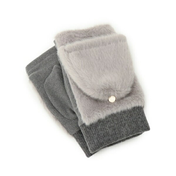 ファーかぶせミトン／イッツデモ（ITS'DEMO）