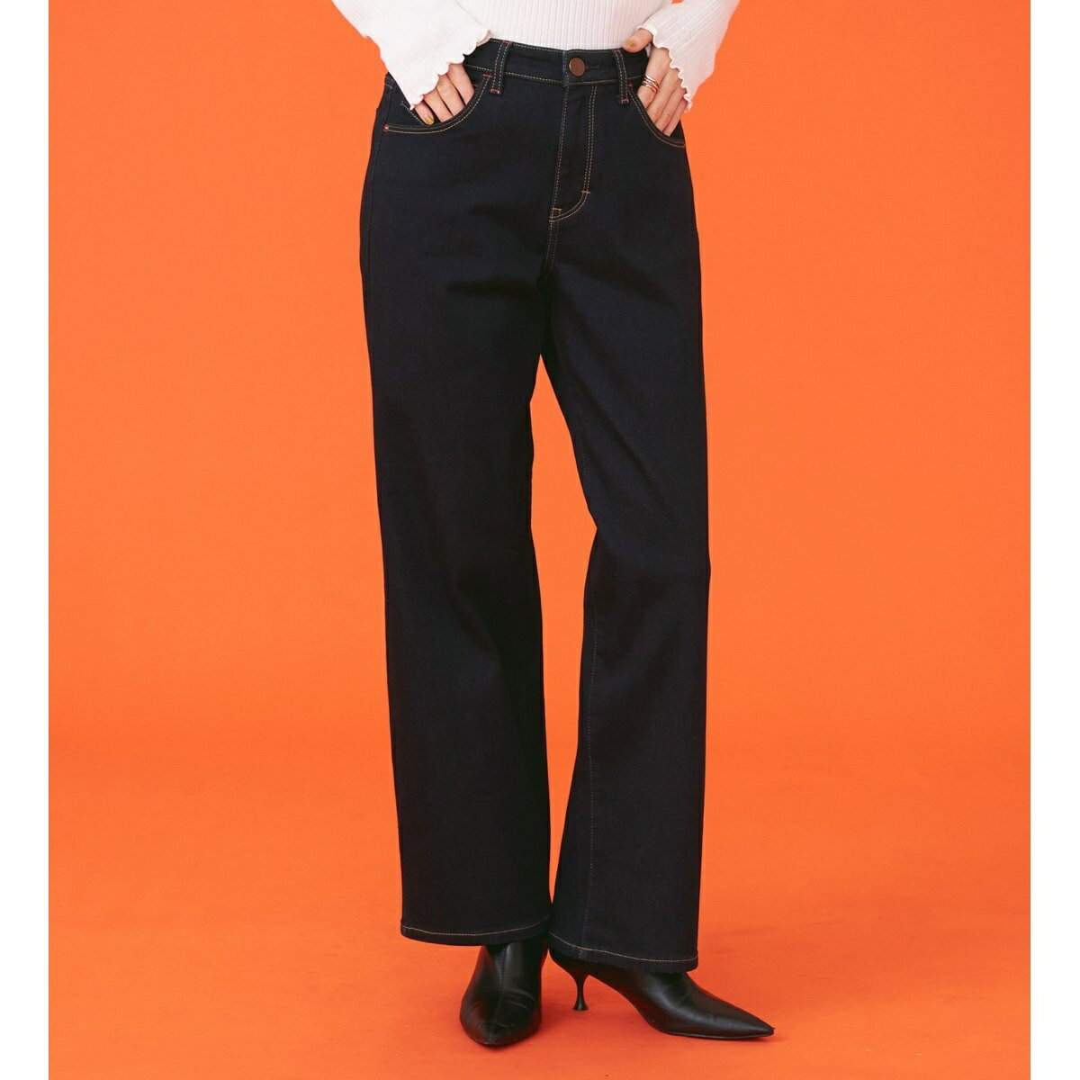 C17 BODY FIREワイドデニムパンツ【暖】／エドウィン（EDWIN）