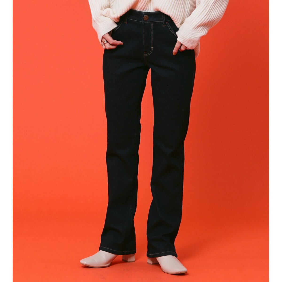 C17 BODY FIREストレートデニムパンツ【暖】／エドウィン（EDWIN）