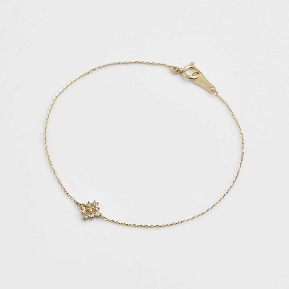 K10ダイヤモンドブレスレット（0.06ct ）／アガット（agete）